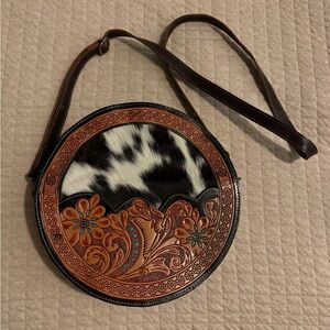 Western canteen tooled bag